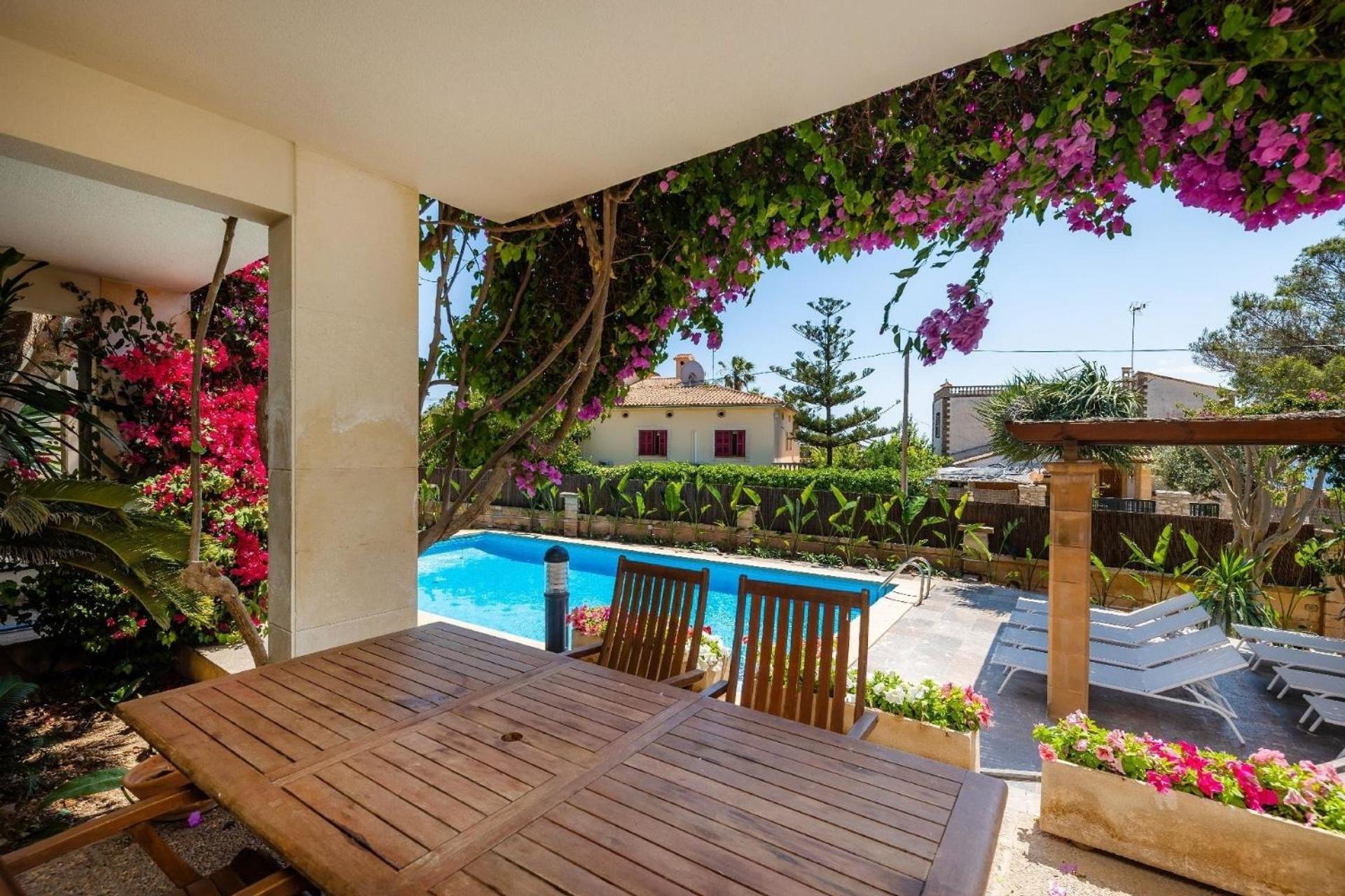 Cala Murta - Panoramablick Auf Ferienhaus Porto Cristo